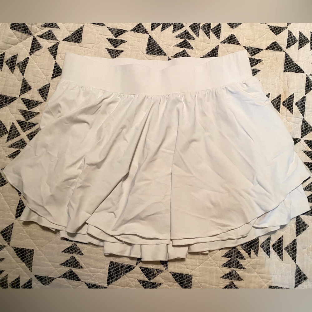 Womens White Tennis Skirt